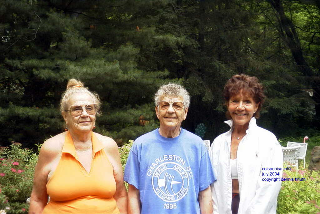 Doris Madden, Emogene Knuth, and Jeanette Ayres