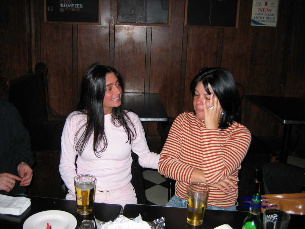 Helenice and Miras at Johns Street Pub
