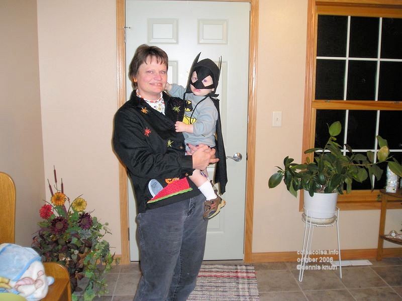 Batman at age 15 months and Sherri