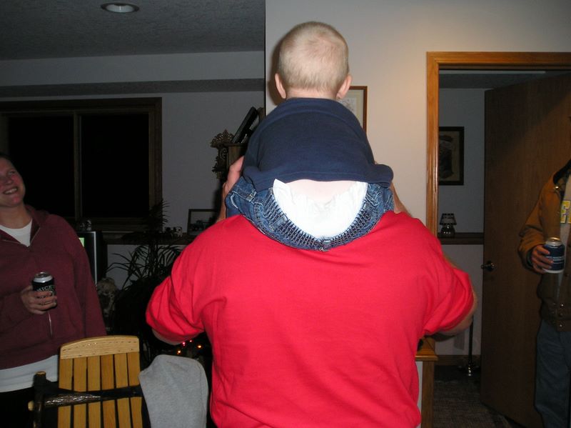 Jared on Grand Dad's Shoulders
