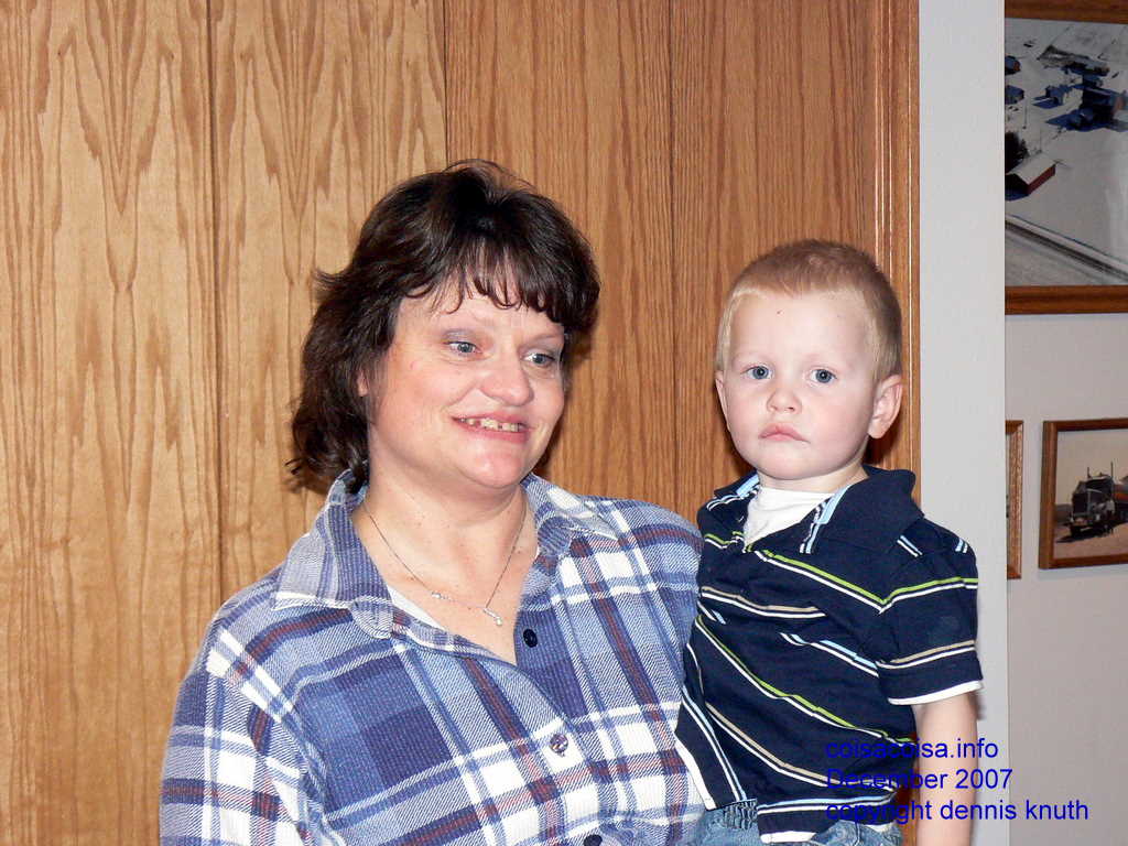 Jared two with Grandson Sherri Donadean