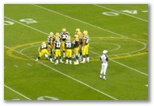 Sherri snaps Packers on the field