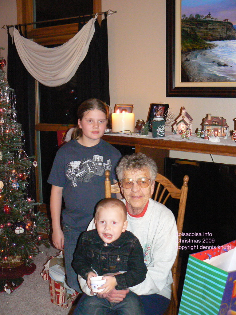Great Grandkids with Great Grandmother