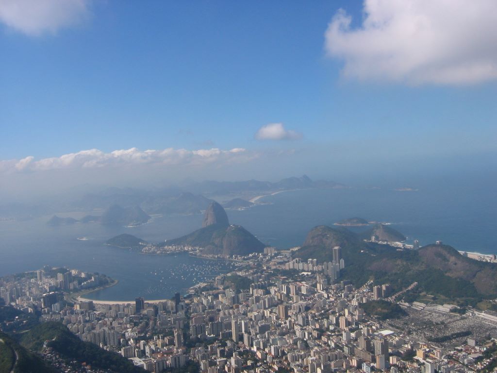 View of Rio de Janeiro from Cocovada, the Christ statue