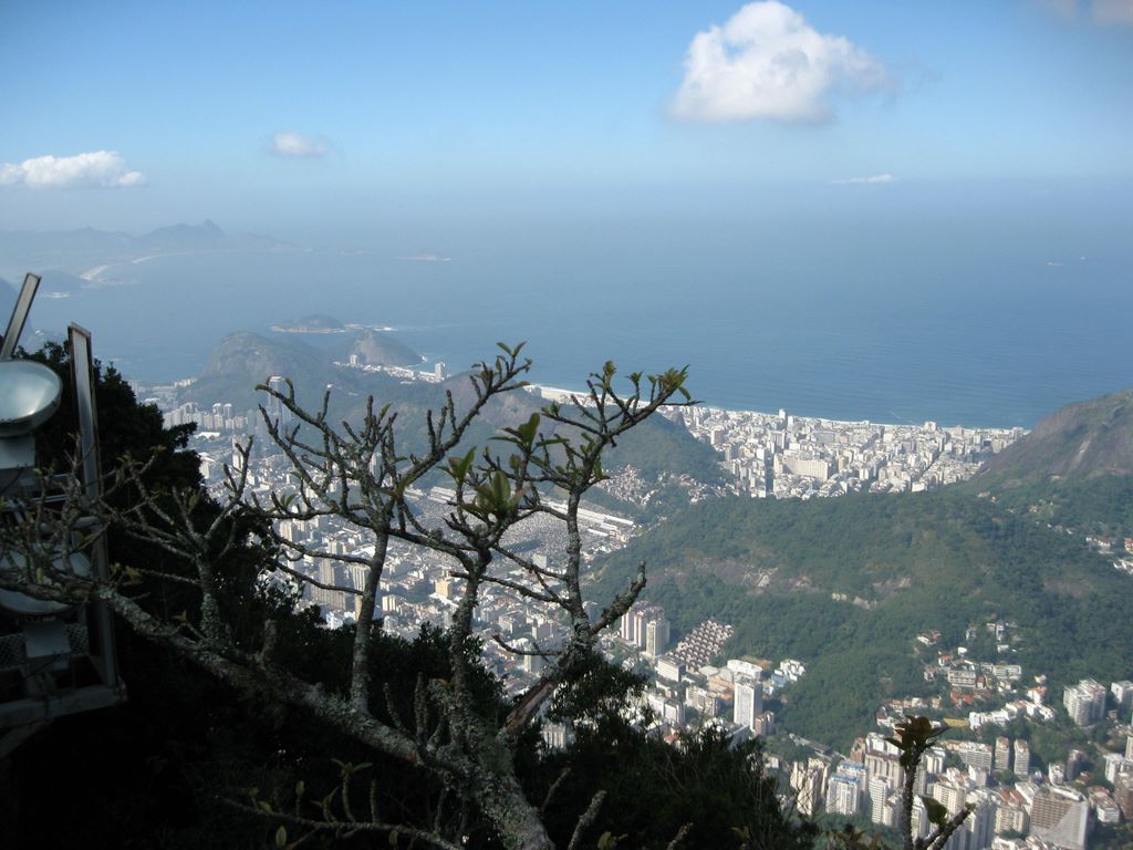 Rio de Janeiro Atlantic Ocean coastline expanse view
