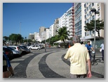 The side walk at Rio De Janiero Copacabana Beach 