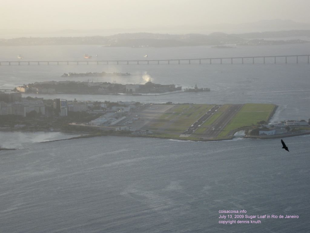 Airport across the bay