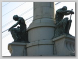 Figures on the statue