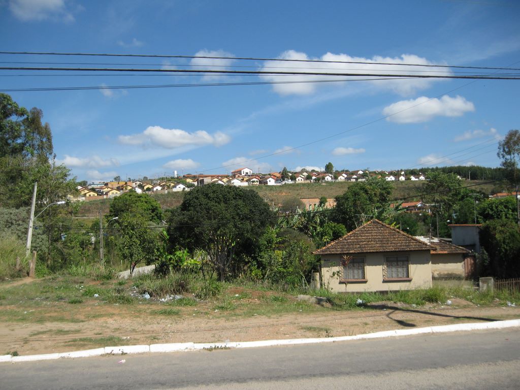 Hills with new homes in Oliviera Brazil