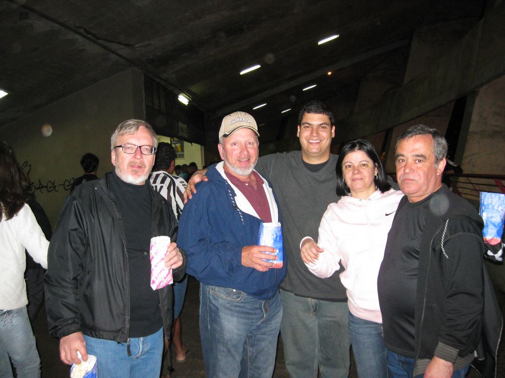 Durand Wisconsin tourists at a Brazilian Soccer Game