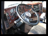 Steering Wheel on the John Deere Tractor