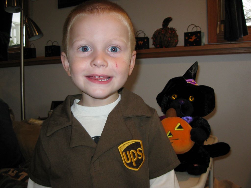 Halloween UPS Driver
