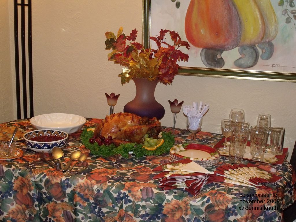 Thanksgiving Table and Turkey