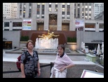 Sally and Sherri at Rockefeller Centeer Plaza