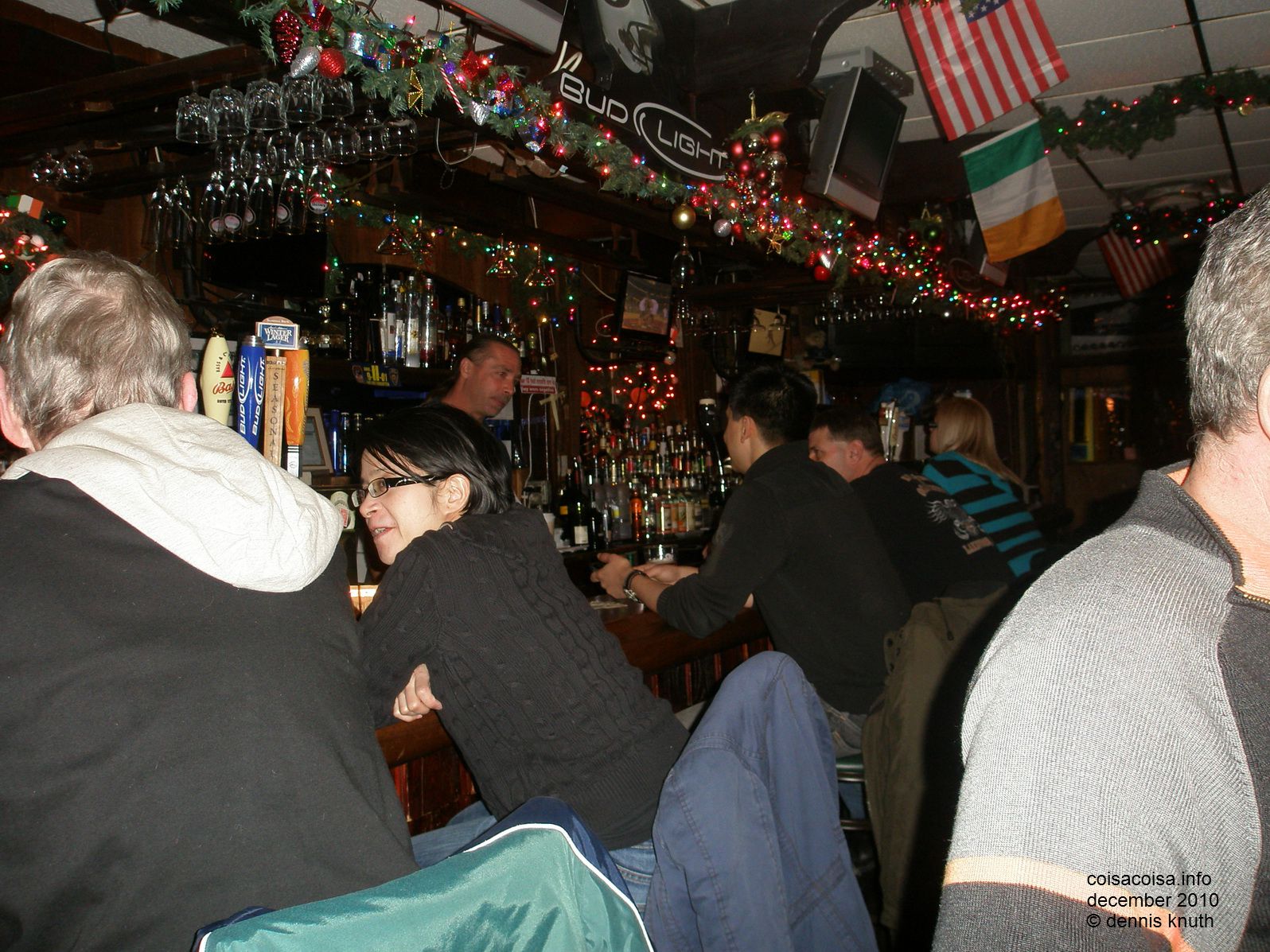 Bar Full of People at Cassidy's in Astoria