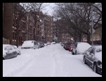 82nd Street in New York in the Blizzard 2014