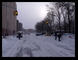 Broadway in Queens in the Snowstorm Blizzard of 2010