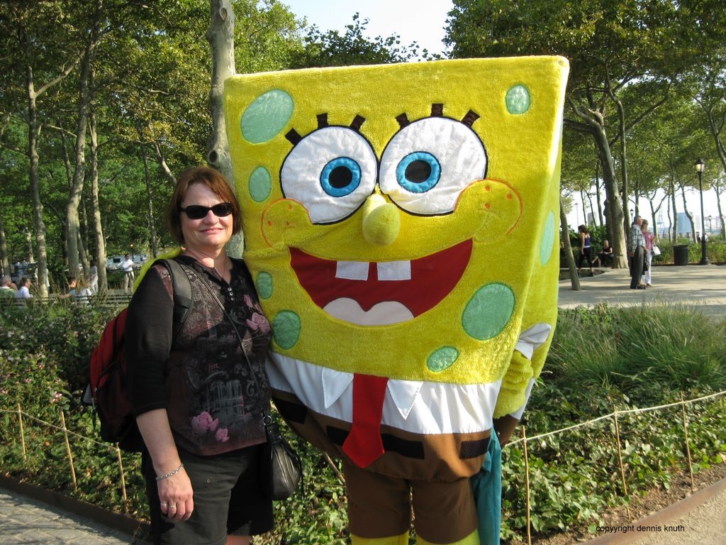 Sherri with Sponge Bob Square Pants