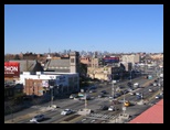 Queens Boulevard from top of Macy's parking lot