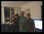 Concinha, Lisette and Dennis Knuth on his birthday