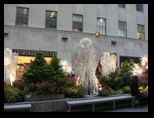 Angels in Rockefeller Center Channel Gardens