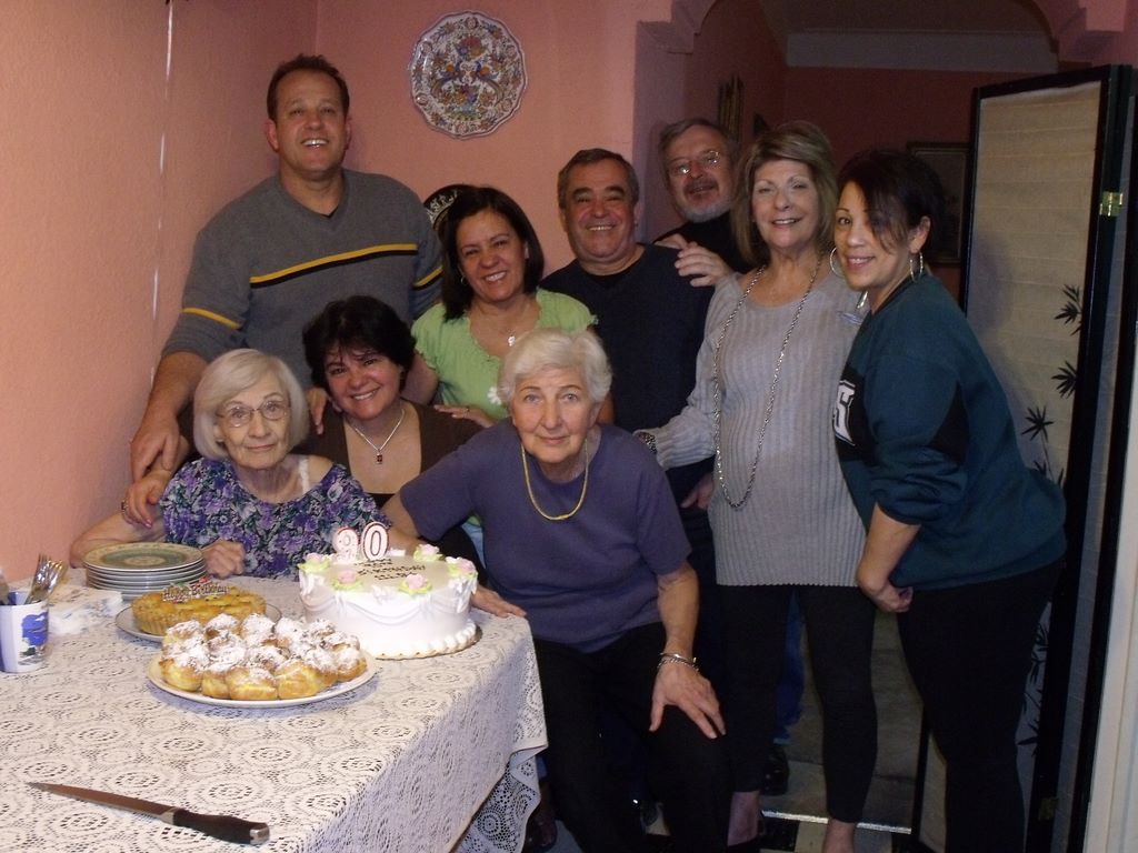 Everyone at Olga's 90th Birthday