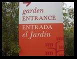 Botanical gardens entrance