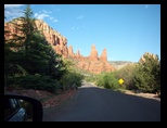 Down a dirt road by the Sedona Chapel