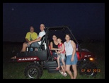 Family Saxe and Moore on a Ranger in the Middle of Summer