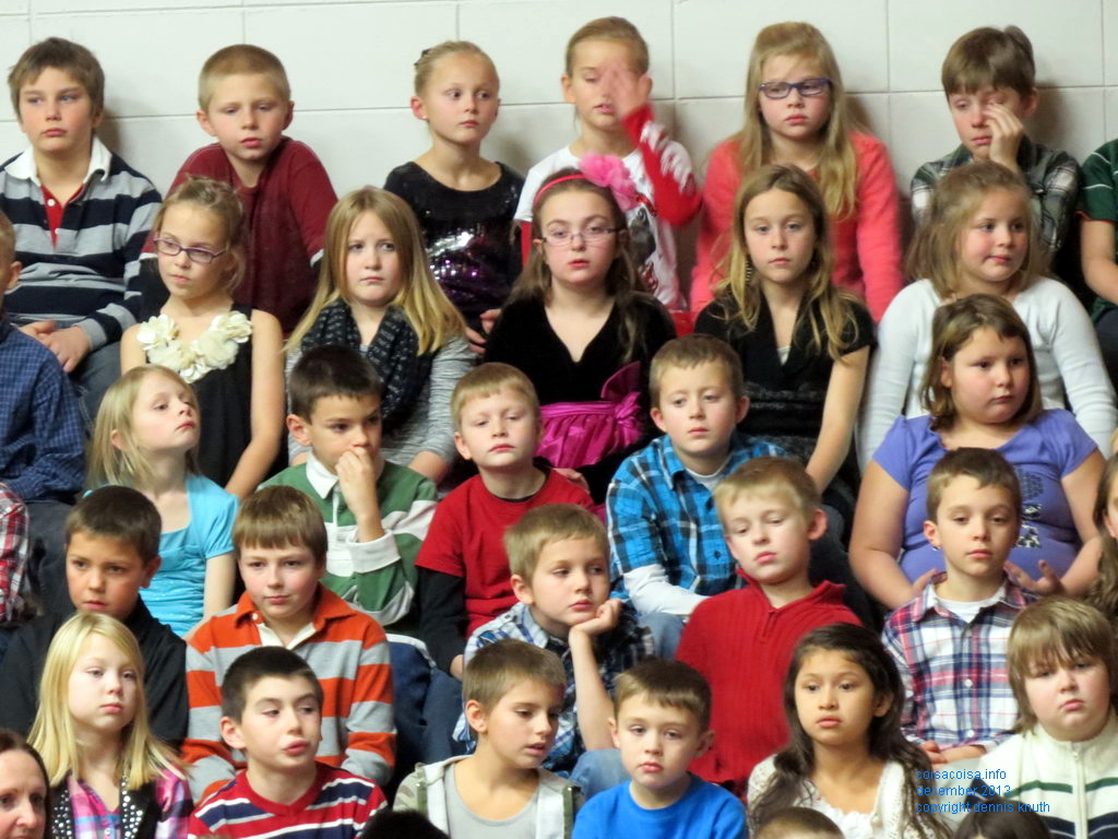 Jared's 2013 class at Arkansaw Elementary