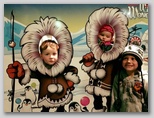 Adeline, Colin and Gaving as Eskimos