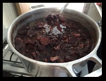 Feijoada is a black bean and meat stew