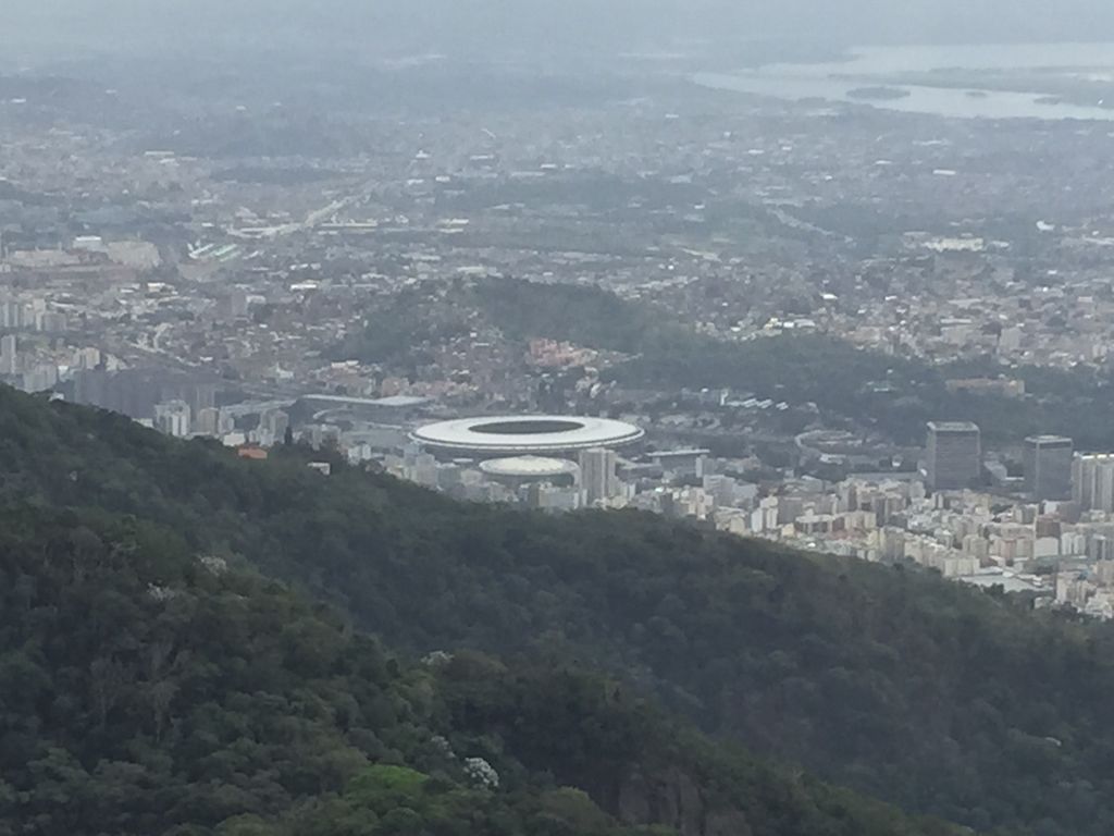 Maracanã stadium as seen from Corcovado