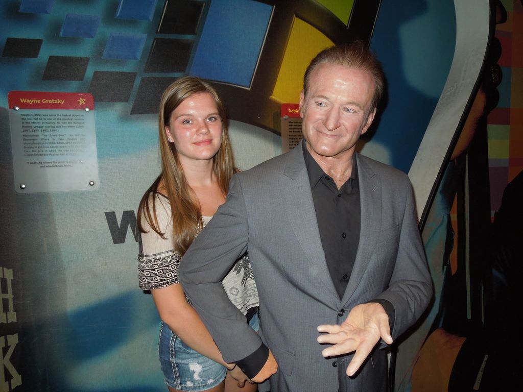 Robin Williams and Kelsey