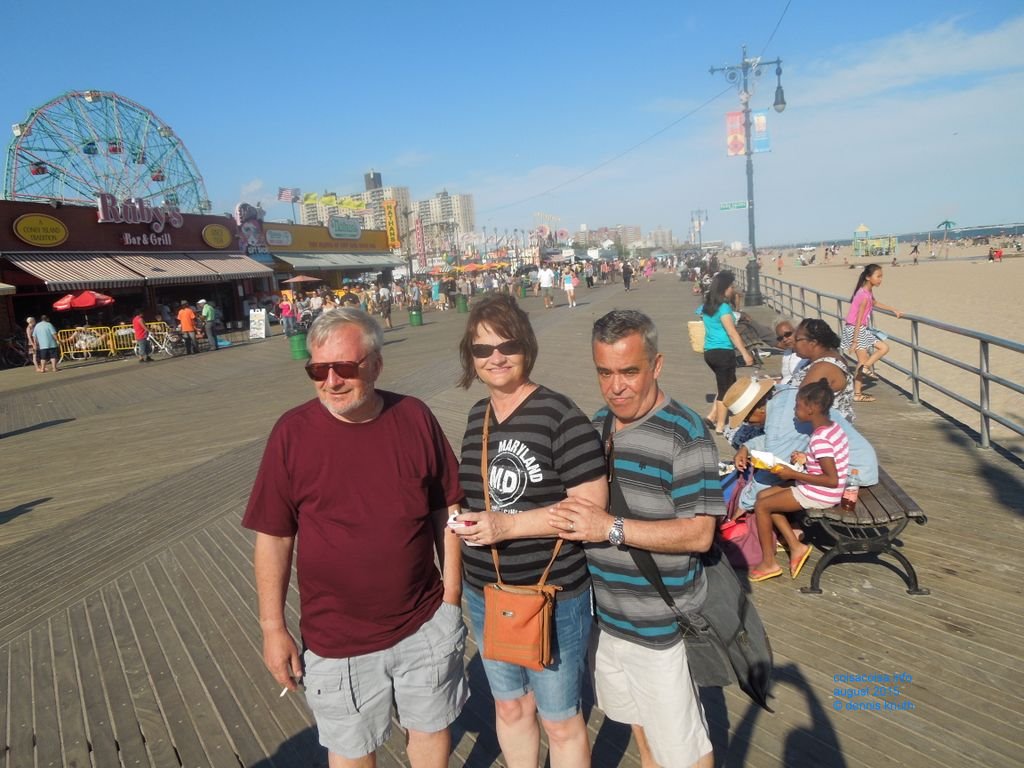 Dennis Knuth on The Board Walk Coney Island