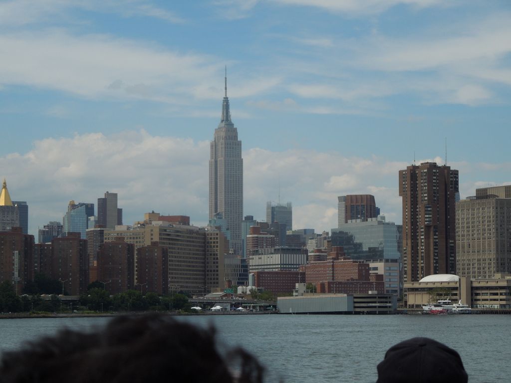 The Empire State Building from the East River