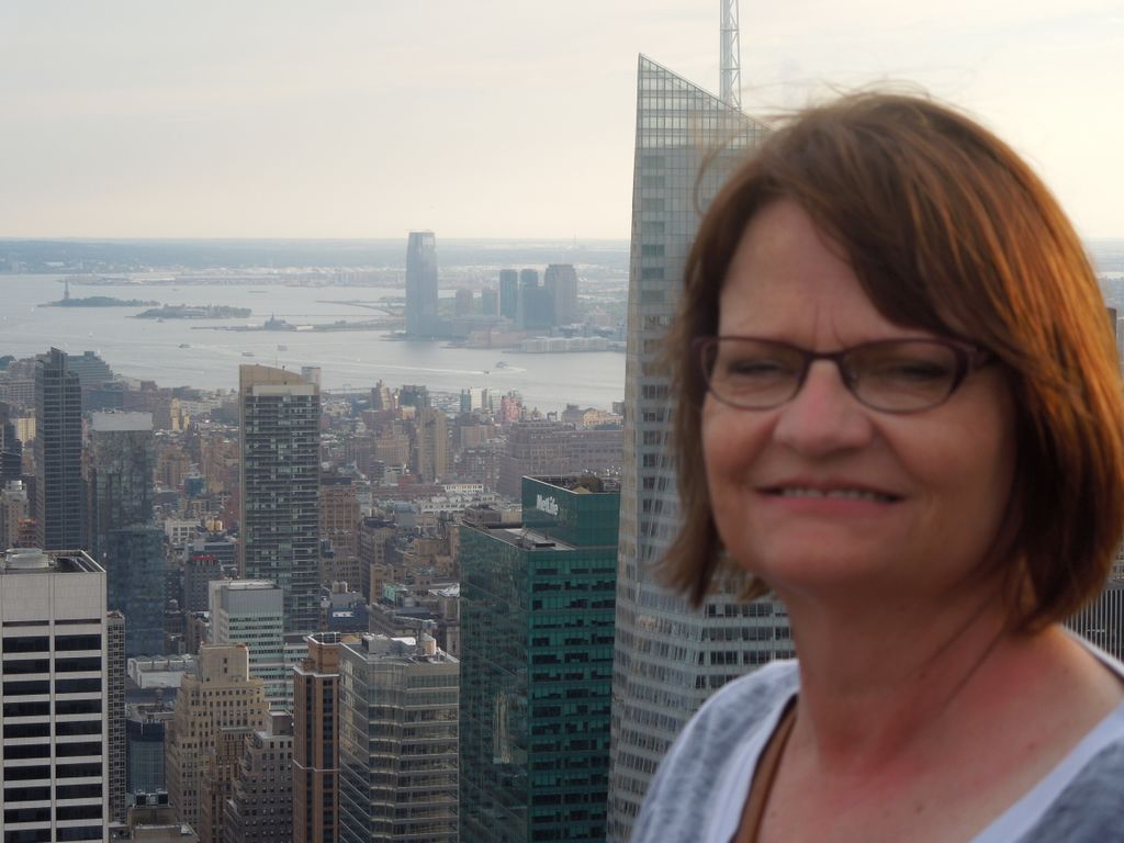 Sherri at the Top of the Rock