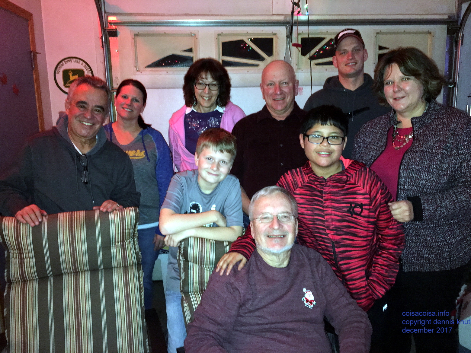 Dennis's with his Friends and Family on his 70th birthday