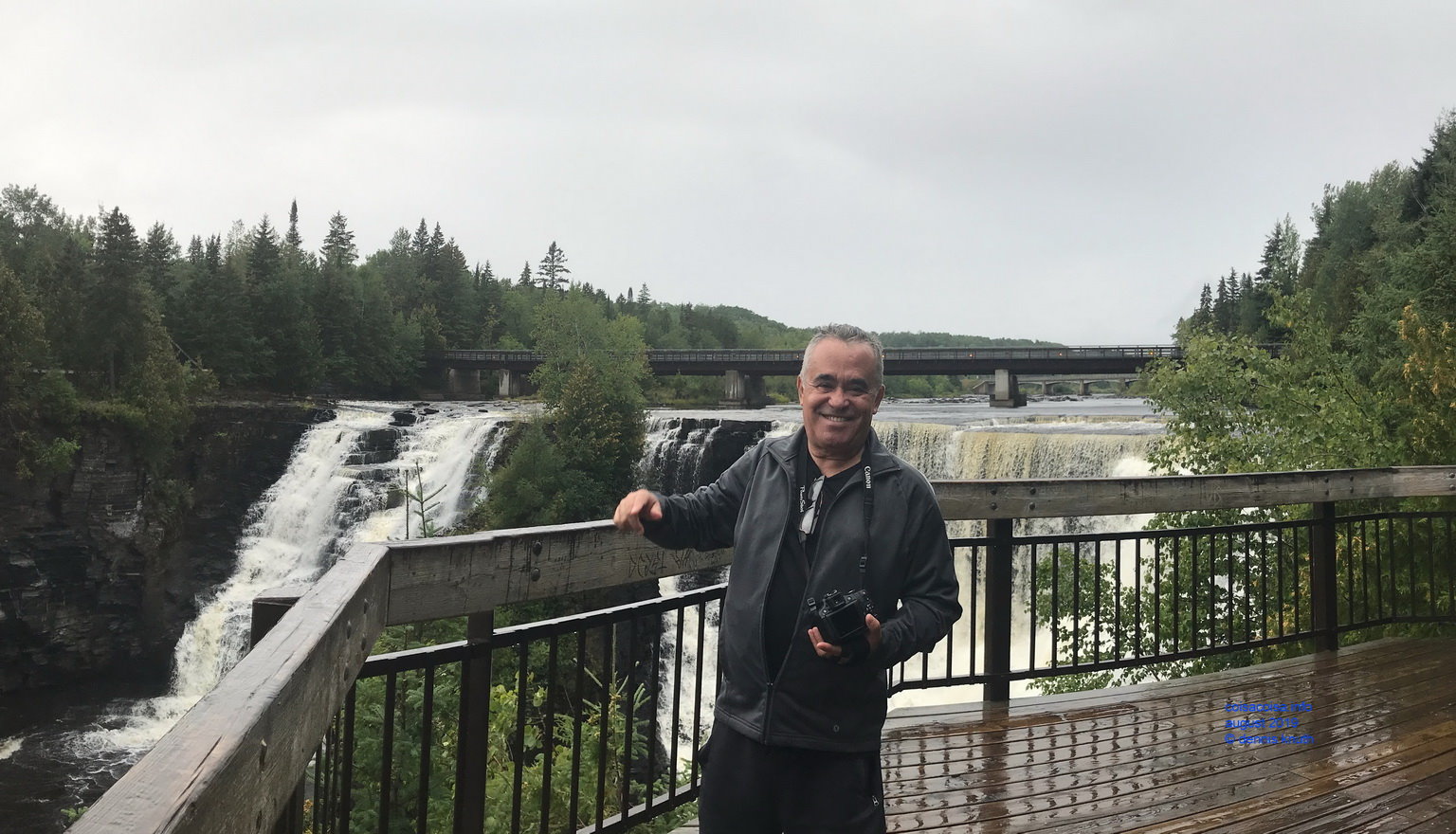 Helton Knuth at Kakabeka Falls Ontario
