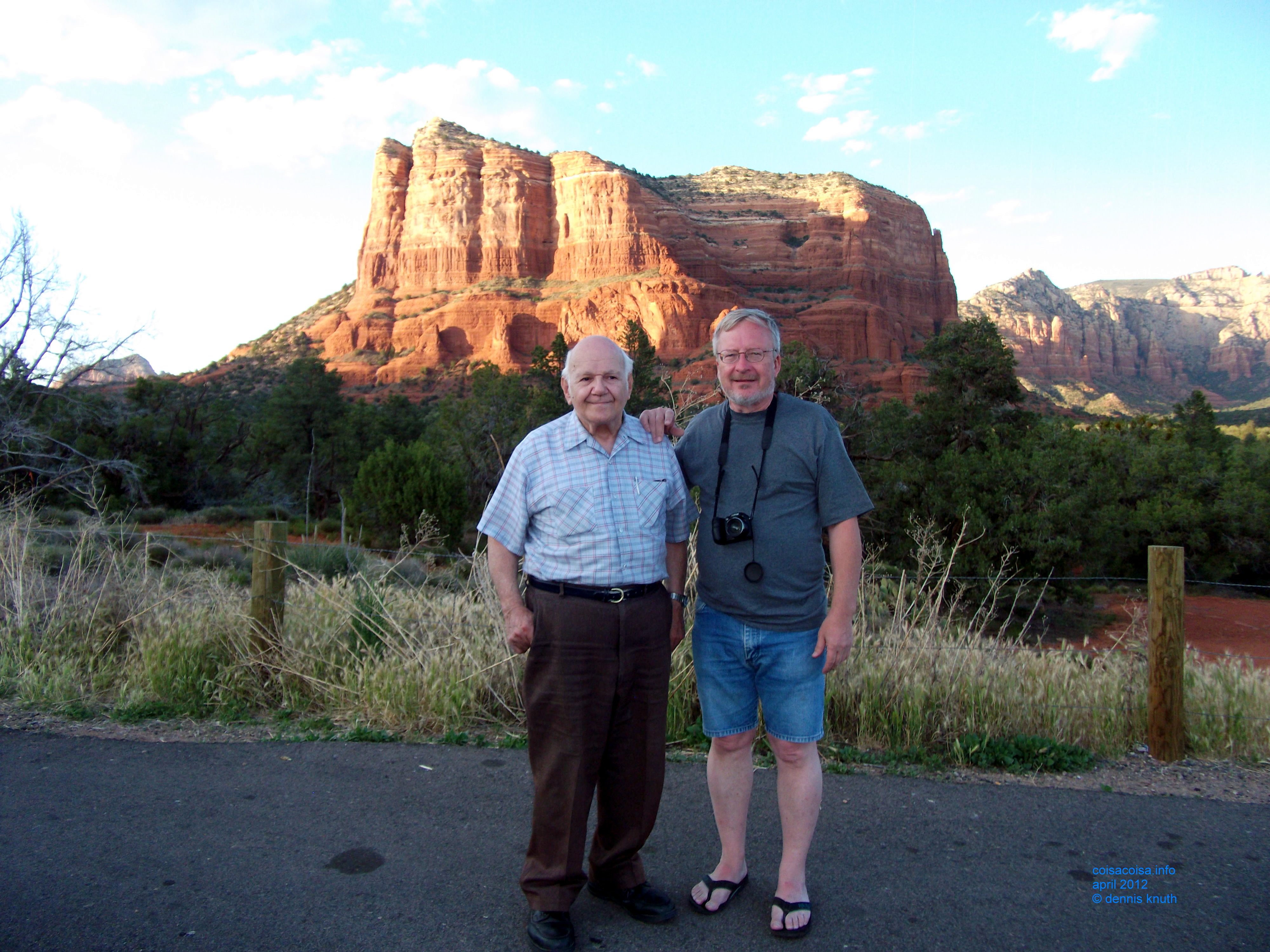 Orestus and Dennis Knuth at Red Rock Arizona