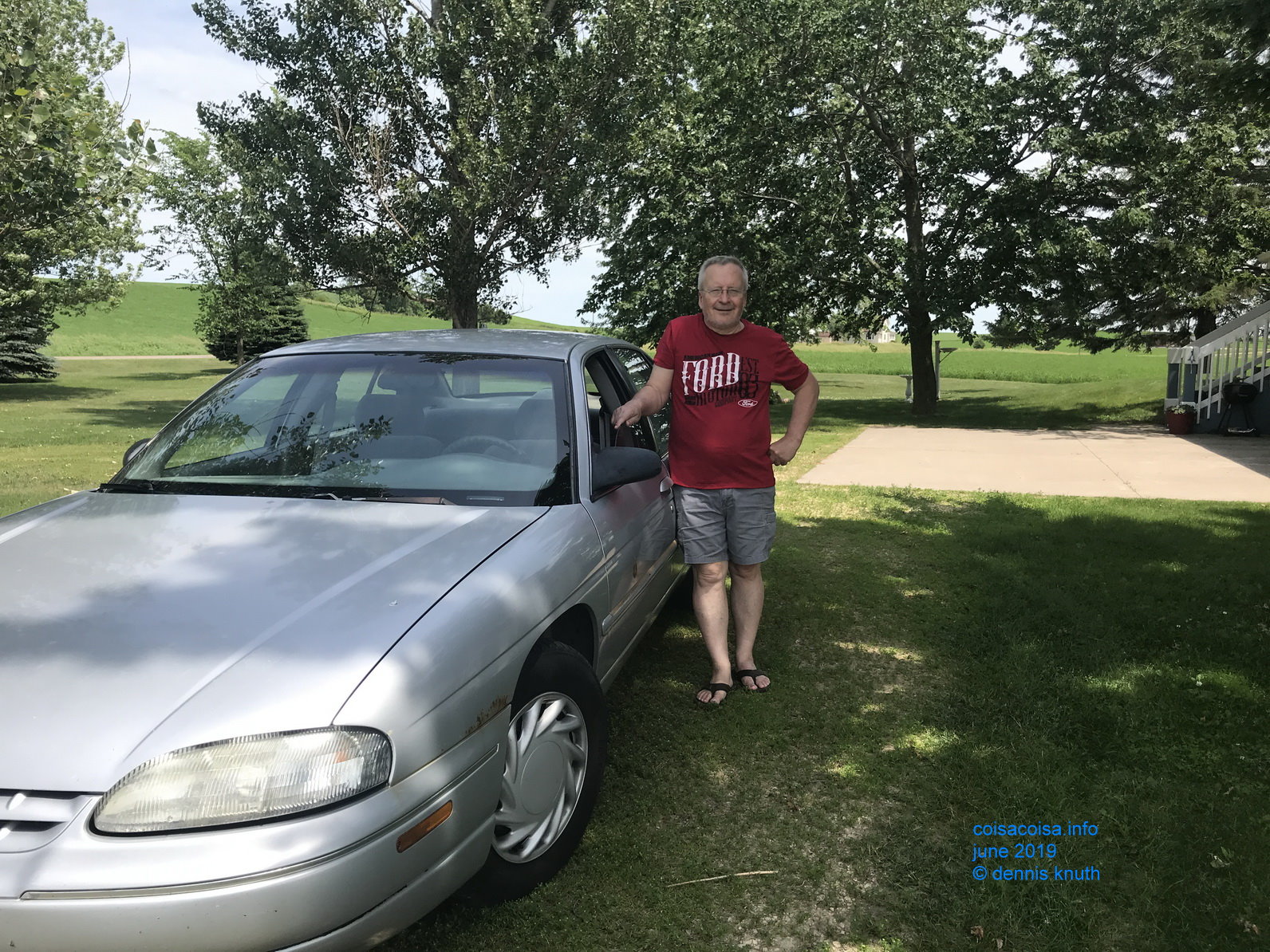 Dennis with his 1995 Chevrolet Lumina