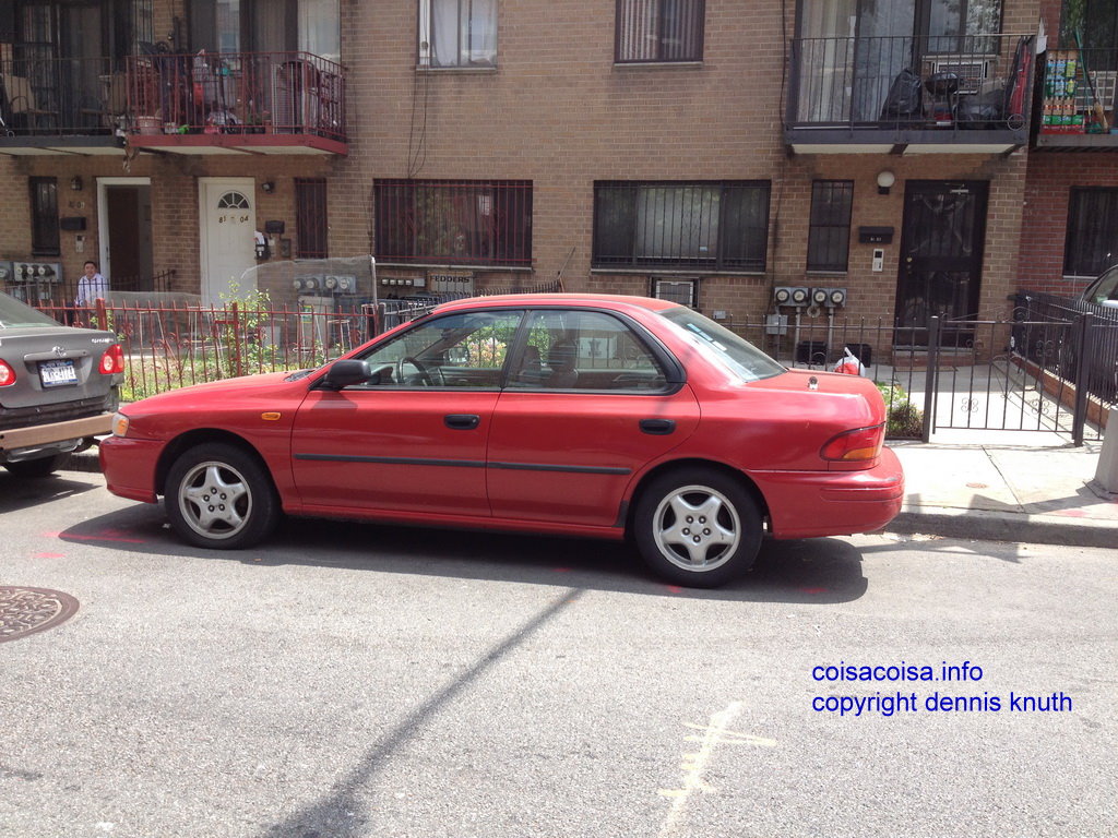 Helton's Red Subaru Impreza 1997
